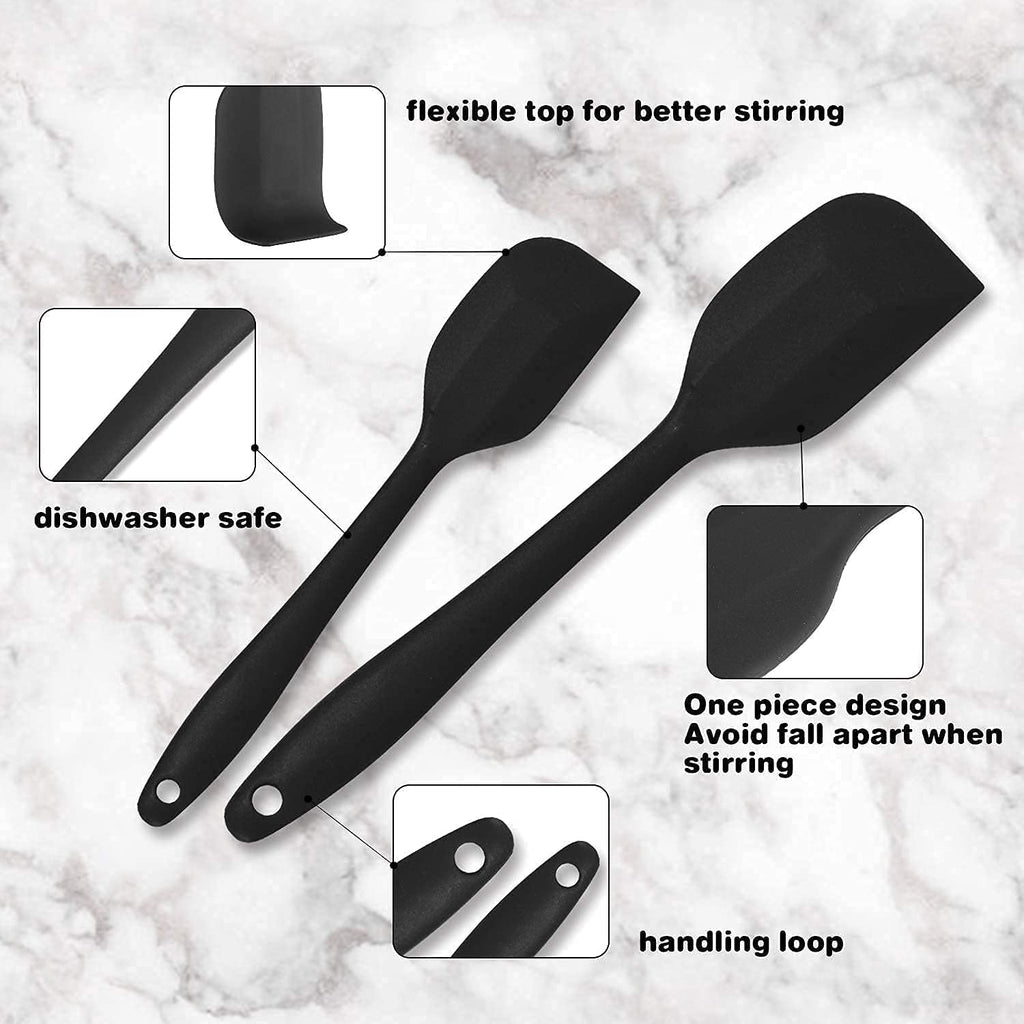 VEICA, 42Pc Kitchen Utensil Set, Nylon & Stainless Steel, Cooking & Baking Set, Black